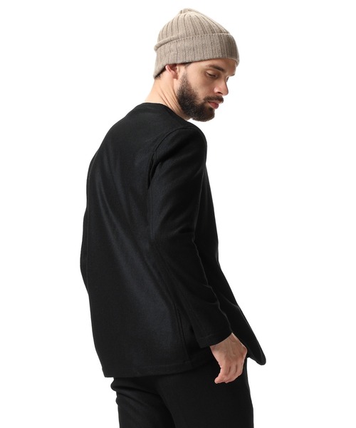 SOPHNET.（ソフネット）の「WOOL JERSEY NO COLLAR JACKET（テーラード