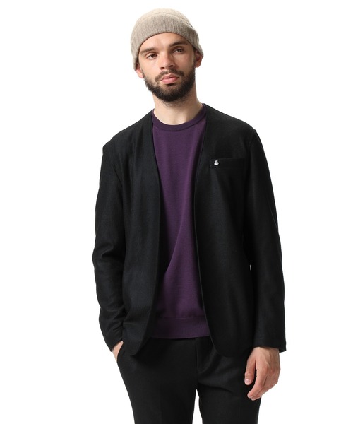 SOPHNET.（ソフネット）の「WOOL JERSEY NO COLLAR JACKET（テーラード