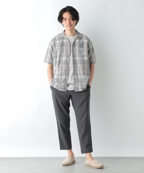GLOBAL WORK(グローバルワーク)の「爽快DRYタッチテーパーパンツ/956875(スラックス・メンズ・グレー系その他6/ダークブラウン/オフホワイト/その他/ライトベージュ・MEDIUM/LARGE/SMALL)」の9枚目の写真