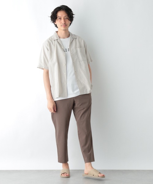 GLOBAL WORK(グローバルワーク)の「爽快DRYタッチテーパーパンツ/956875(スラックス・メンズ・グレー系その他6/ダークブラウン/オフホワイト/その他/ライトベージュ・MEDIUM/LARGE/SMALL)」の16枚目の写真