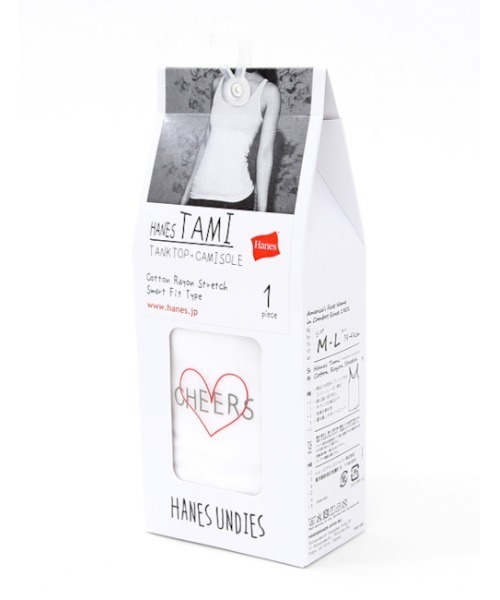 HANES（ヘインズ）の「【Hanes/ヘインズ】レディース HANES UNDIES タミ（キャミソール・レディース・ホワイト・FREE）」の3枚目の写真