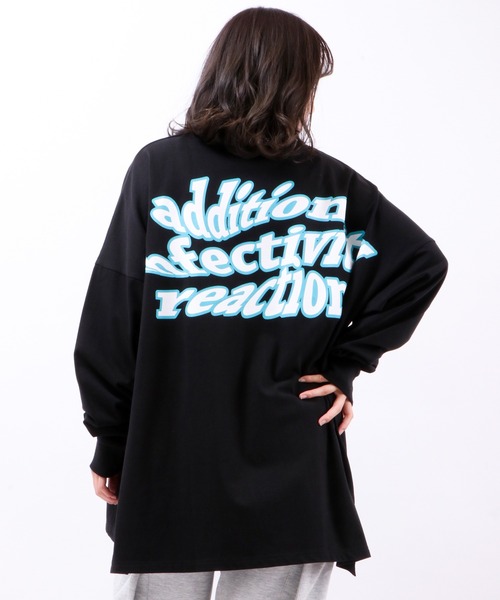 RE730（アールイーセブンサーティー）の「RE730 モンスターシルエット ロングスリーブ Tシャツ（Tシャツ/カットソー・メンズ・ホワイト×ブルー/ブラック×ホワイト/ブラック×ライム/ホワイト×イエロー・M/L）」の3枚目の写真