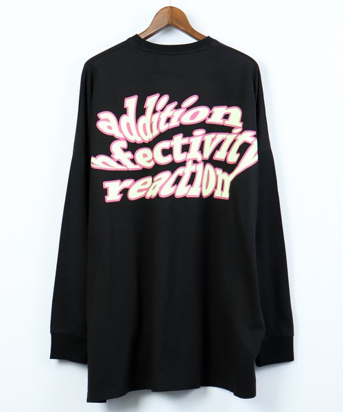 RE730（アールイーセブンサーティー）の「RE730 モンスターシルエット ロングスリーブ Tシャツ（Tシャツ/カットソー・メンズ・ホワイト×ブルー/ブラック×ホワイト/ブラック×ライム/ホワイト×イエロー・M/L）」の19枚目の写真