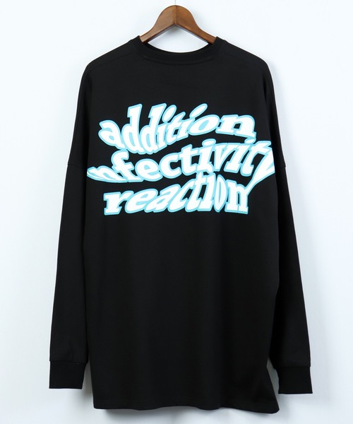 RE730（アールイーセブンサーティー）の「RE730 モンスターシルエット ロングスリーブ Tシャツ（Tシャツ/カットソー・メンズ・ホワイト×ブルー/ブラック×ホワイト/ブラック×ライム/ホワイト×イエロー・M/L）」の12枚目の写真