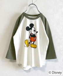Disney | 【Disney】ミッキーマウス/ラグランロンＴ（80～150cm）(Tシャツ/カットソー)