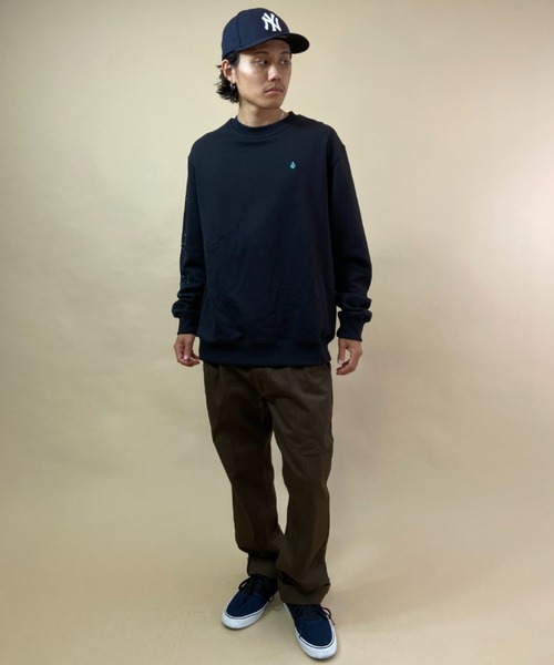 VOLCOM（ボルコム）の「VOLCOM/ボルコム ルーズシルエット バックプリントスウェット A4632105（スウェット・メンズ・ブラック・S/M/L/XL）」の9枚目の写真