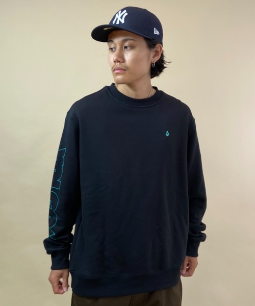 VOLCOM（ボルコム）の「VOLCOM/ボルコム ルーズシルエット バックプリントスウェット A4632105（スウェット・メンズ・ブラック・S/M/L/XL）」の5枚目の写真