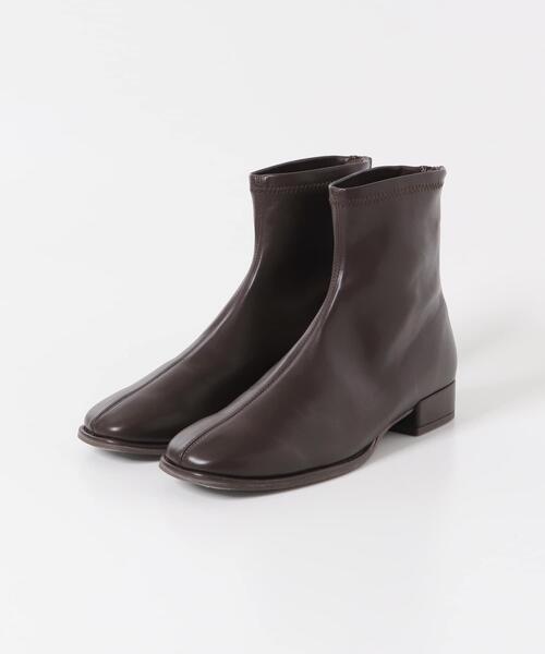 SENSE OF PLACE by URBAN RESEARCH（センスオブプレイスバイアーバンリサーチ）の「スクエアトウセンターシームストレッチローブーツ（その他シューズ・レディース・ブラック/ブラウン/グレー/アイボリー/ブラウン系その他・SMALL/MEDIUM/LARGE）」の5枚目の写真