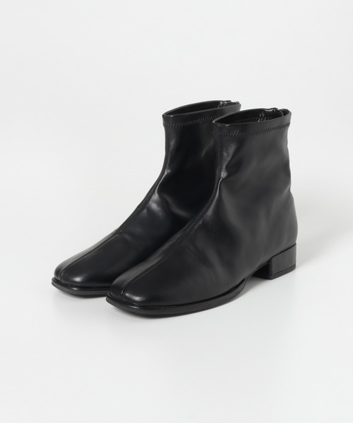 SENSE OF PLACE by URBAN RESEARCH（センスオブプレイスバイアーバンリサーチ）の「スクエアトウセンターシームストレッチローブーツ（その他シューズ・レディース・ブラック/ブラウン/グレー/アイボリー/ブラウン系その他・SMALL/MEDIUM/LARGE）」の7枚目の写真