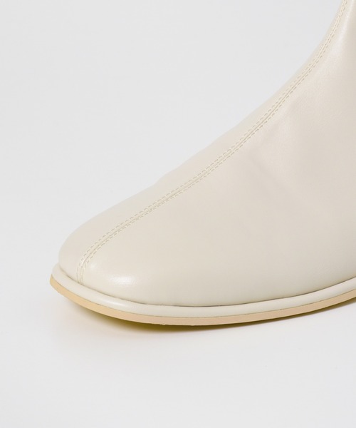 SENSE OF PLACE by URBAN RESEARCH（センスオブプレイスバイアーバンリサーチ）の「スクエアトウセンターシームストレッチローブーツ（その他シューズ・レディース・ブラック/ブラウン/グレー/アイボリー/ブラウン系その他・SMALL/MEDIUM/LARGE）」の11枚目の写真