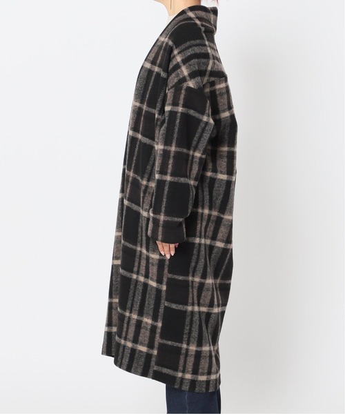 Simplicite(サンプリシテ)の「ライトニットガウンコート(その他アウター・レディース・ブラック/ブラウン・FREE)」の7枚目の写真