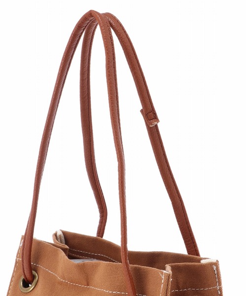 Dickies（ディッキーズ）の「Dickies　SQUARE CANVAS TOTEBAG（トートバッグ・メンズ・ブラック/ライトブラウン/オフホワイト/サックスブルー・FREE）」の10枚目の写真