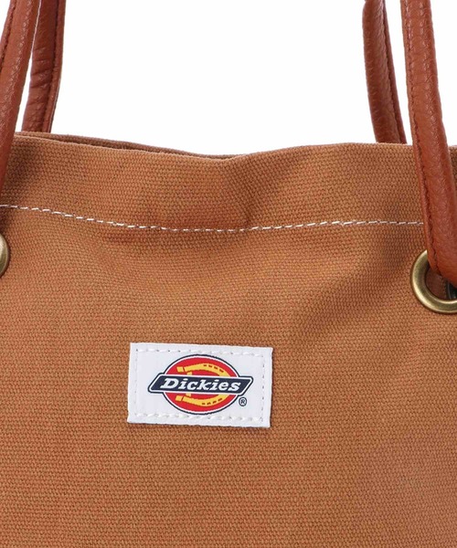 Dickies（ディッキーズ）の「Dickies　SQUARE CANVAS TOTEBAG（トートバッグ・メンズ・ブラック/ライトブラウン/オフホワイト/サックスブルー・FREE）」の5枚目の写真