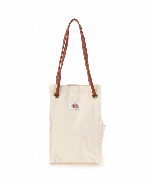 Dickies（ディッキーズ）の「Dickies　SQUARE CANVAS TOTEBAG（トートバッグ・メンズ・ブラック/ライトブラウン/オフホワイト/サックスブルー・FREE）」の13枚目の写真