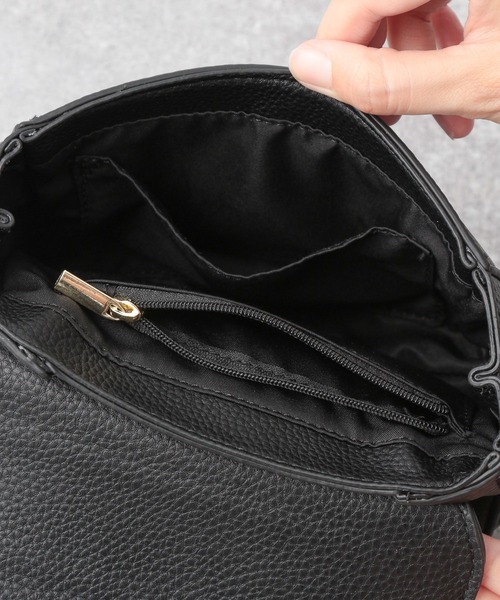 A part by(アパートバイ)の「カギツキミニショルダーバッグ 238025(ショルダーバッグ・レディース・ブラック/オフホワイト・FREE)」の12枚目の写真