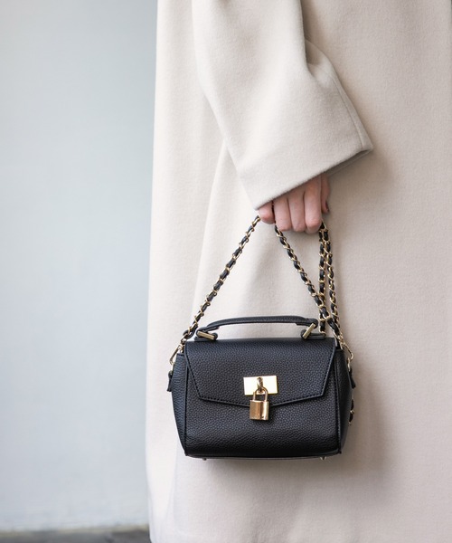 A part by(アパートバイ)の「カギツキミニショルダーバッグ 238025(ショルダーバッグ・レディース・ブラック/オフホワイト・FREE)」の19枚目の写真