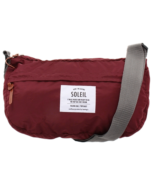 LBC（エルビーシー）の「レジスタントソレイユショルダー（ショルダーバッグ・レディース・ブラック/レッド/ネイビー/ベージュ/イエロー/オフホワイト/グレー/ワインレッド・ONE SIZE）」の8枚目の写真