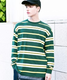 ８(eight) | ボーダービッグロンＴ２(Tシャツ/カットソー)