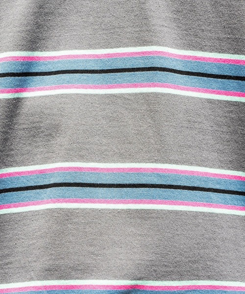 ８(eight)（エイト）の「ボーダービッグロンＴ２（Tシャツ/カットソー・メンズ・グリーン/グレー/ブラウン・MEDIUM/LARGE）」の10枚目の写真