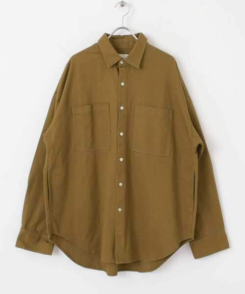 URBAN RESEARCH Sonny Label（アーバンリサーチサニーレーベル）の「オーバーサイズシャツ（シャツ/ブラウス・メンズ・インディゴブルー/ブラウン/ブラック系その他・MEDIUM/LARGE）」の15枚目の写真