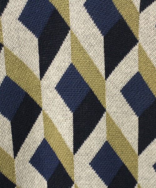 one way（ワンウェイ）の「【oneway Jeans】スクエア柄ニットベスト（ベスト・レディース・ブラック/ライトブルー/パープル・FREE）」の10枚目の写真