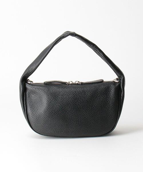 Manuel MILANO（マニュエルミラノ）の「＜Manuel MILANO＞レザーハーフムーン ハンドバッグ -2WAY-◆（ハンドバッグ・レディース・ブラック/オフホワイト・FREE）」の5枚目の写真