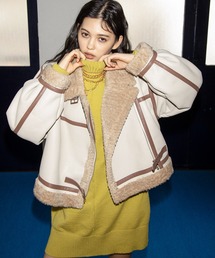 one way | 【oneway】ムートンライダース(ライダースジャケット)