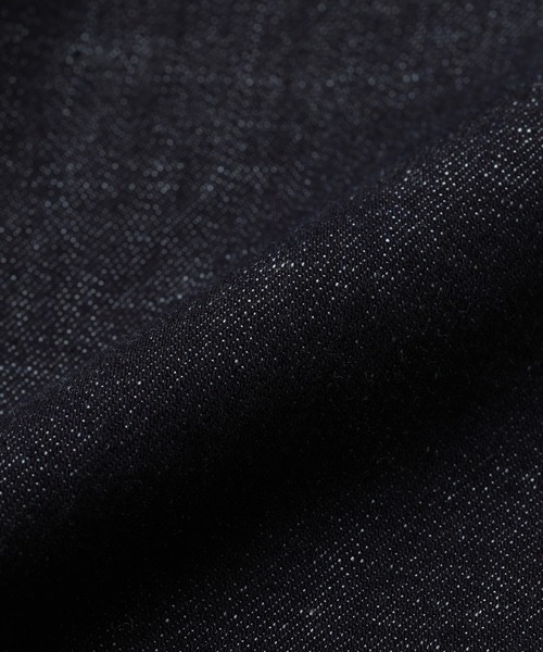 un dix cors（アンディコール）の「低身長/高身長サイズ有　イージーデニムテーパードパンツ（デニムパンツ・レディース・ブルー/ネイビー・34/36/38/40）」の4枚目の写真