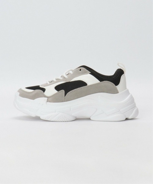 VENCEEXCHANGE（ヴァンスエクスチェンジ）の「ダッドスニーカー（スニーカー・レディース・ブラック/ベージュ・M/L/S）」の6枚目の写真