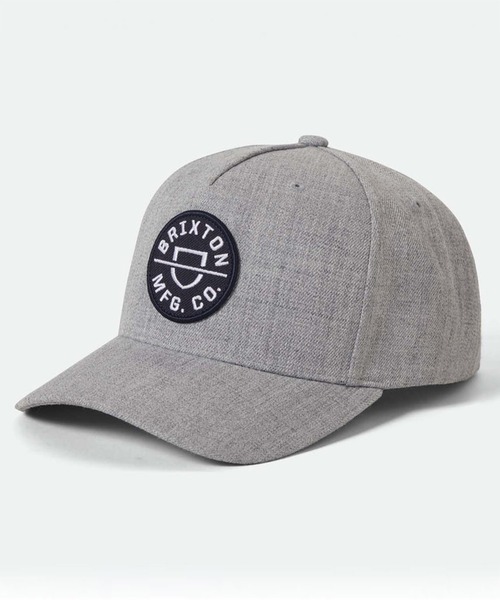 BRIXTON(ブリクストン)の「BRIXTON/ブリクストン キャップ CREST C MP サークルロゴ スナップバック 11001(キャップ・メンズ・ブラック系その他/カーキ/カーキ系/ホワイト×グレー/チャコールグレー×ブラック/ブラック/ブルー/ベージュ/ブラウン/ホワイト×レッド/ホワイト×ネイビー/ライトグレー/ホワイト×ブラック・FREE)」の7枚目の写真