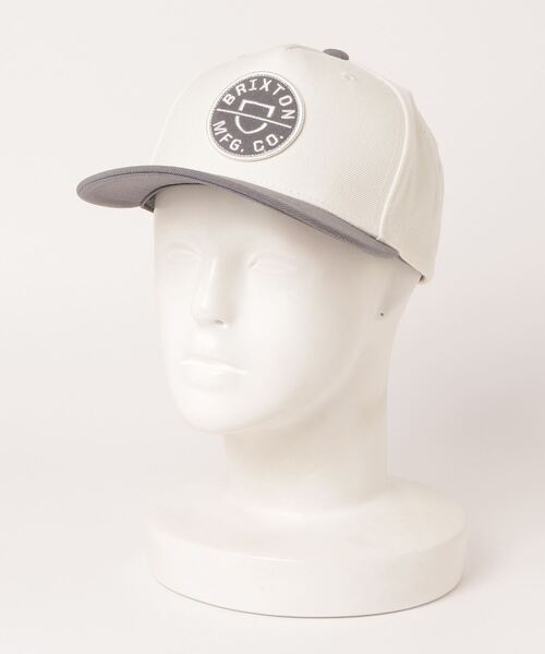 BRIXTON(ブリクストン)の「BRIXTON/ブリクストン キャップ CREST C MP サークルロゴ スナップバック 11001(キャップ・メンズ・ブラック系その他/カーキ/カーキ系/ホワイト×グレー/チャコールグレー×ブラック/ブラック/ブルー/ベージュ/ブラウン/ホワイト×レッド/ホワイト×ネイビー/ライトグレー/ホワイト×ブラック・FREE)」の22枚目の写真