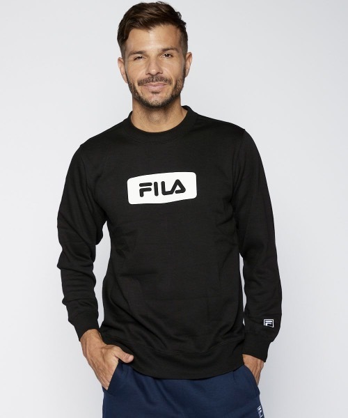 FILA(フィラ)の「【FILA / フィラ】フロントボックスロゴスウェット / トレーナー /ユニセックス(スウェット・メンズ・ベージュ/ブラック/ネイビー・LARGE/X-LARGE/MEDIUM)」の17枚目の写真