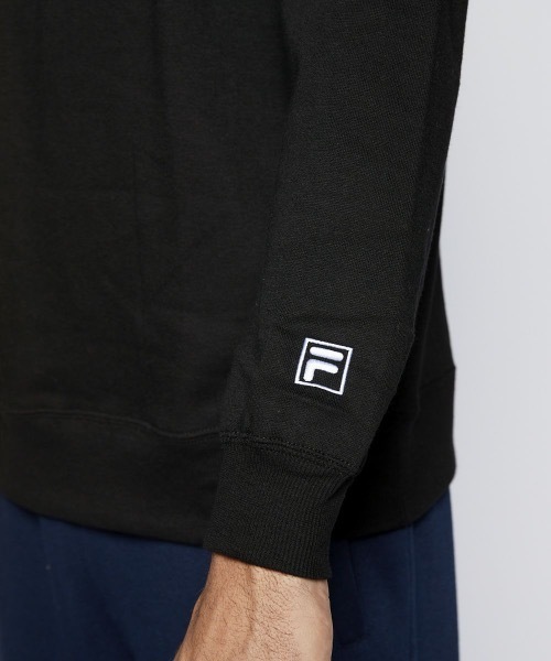 FILA(フィラ)の「【FILA / フィラ】フロントボックスロゴスウェット / トレーナー /ユニセックス(スウェット・メンズ・ベージュ/ブラック/ネイビー・LARGE/X-LARGE/MEDIUM)」の12枚目の写真