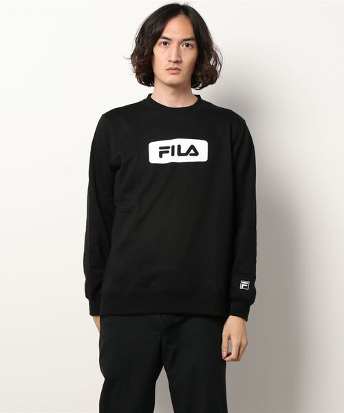 FILA(フィラ)の「【FILA / フィラ】フロントボックスロゴスウェット / トレーナー /ユニセックス(スウェット・メンズ・ベージュ/ブラック/ネイビー・LARGE/X-LARGE/MEDIUM)」の19枚目の写真