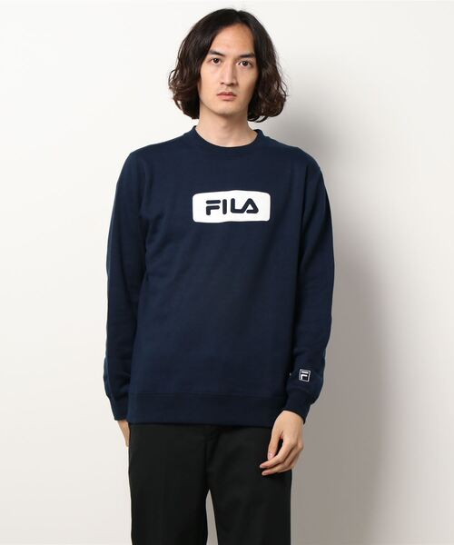 FILA(フィラ)の「【FILA / フィラ】フロントボックスロゴスウェット / トレーナー /ユニセックス(スウェット・メンズ・ベージュ/ブラック/ネイビー・LARGE/X-LARGE/MEDIUM)」の11枚目の写真
