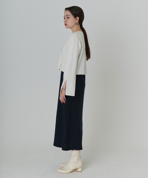 TINA：JOJUN（ティーナジョジュン）の「飾り釦付き ニット TINA：JOJUN（ニット/セーター・レディース・アイボリー/マスタード/ミント・M）」の11枚目の写真