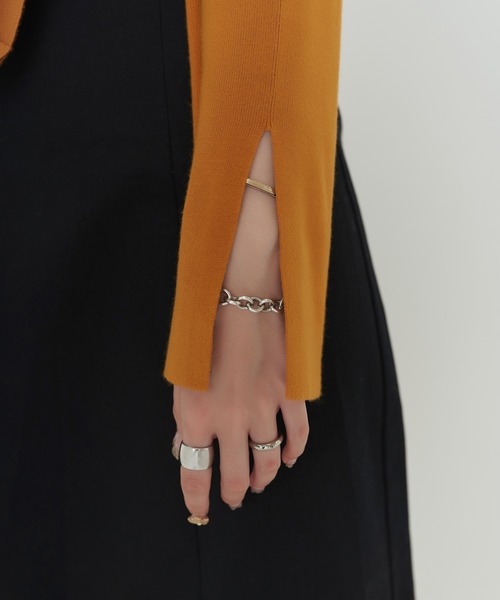 TINA：JOJUN（ティーナジョジュン）の「飾り釦付き ニット TINA：JOJUN（ニット/セーター・レディース・アイボリー/マスタード/ミント・M）」の19枚目の写真