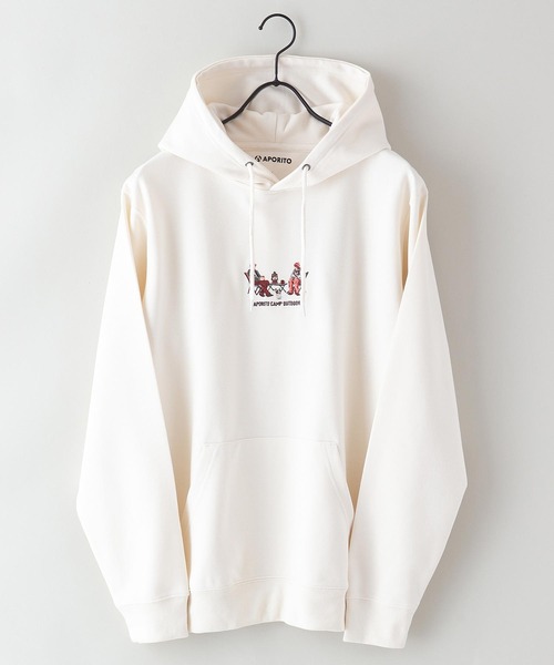 JEANS MATE(ジーンズメイト)の「CAMPモチーフ グラフィックプリントパーカー(パーカー・メンズ・カーキ/ブラック/ブルー系その他/アイボリー・LARGE/MEDIUM/X-LARGE)」の7枚目の写真
