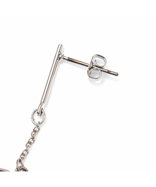24karats(トゥウェンティーフォーカラッツ)の「Grin Logo Pierce(ピアス(両耳用)・メンズ・イエロー・FREE)」の3枚目の写真