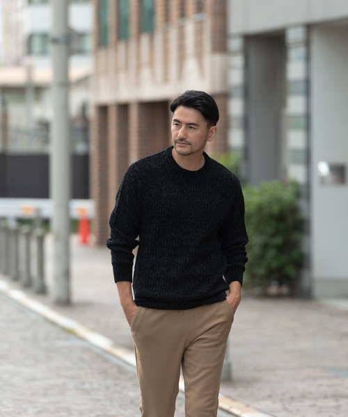 Blue Standard (ブルースタンダード)の「【BLUE STANDARD/ブルースタンダード】裏シャギー素材であたたかいカラーイージーパンツ 暖パン(その他パンツ・メンズ・ベージュ/チャコールグレー/カーキ/ブラック・X-LARGE/MEDIUM/LARGE/SMALL)」の16枚目の写真