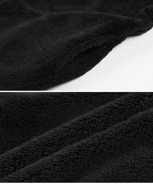 jiggys shop(ジギーズショップ)の「【着る毛布】 ボアフード ルームウエア コーディガン (男女兼用)(ルームウェア/パジャマ・メンズ・ブラウン系その他/ネイビー/モカ/ブラック/チャコールグレー・FREE)」の6枚目の写真