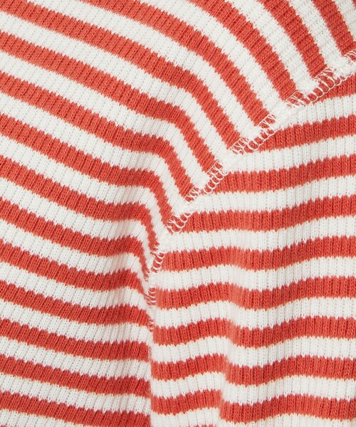 FREAK'S STORE（フリークスストア）の「ハニカムボーダーロンＴ（Tシャツ/カットソー・レディース・グリーン/ブラック/レッド/イエロー・ﾌﾘ-）」の13枚目の写真