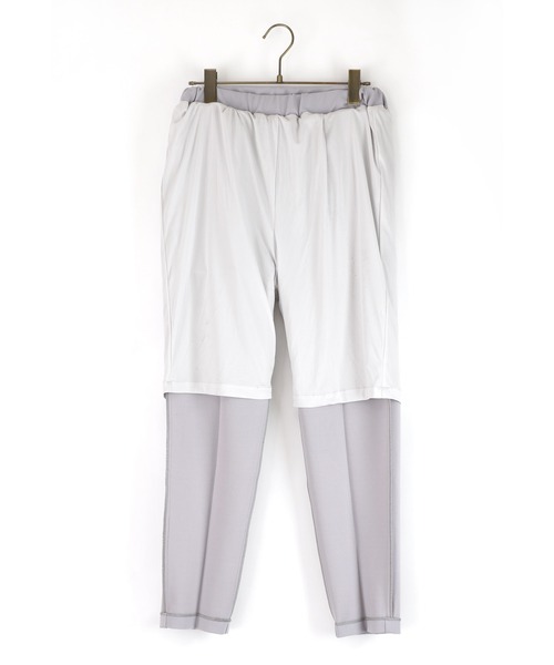 ヴァニレ　テーパードパンツ　ストレッチ　タックフリル テーパードパンツ ストレッチ タックフリル le reve vaniller