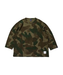 "鹿の子" Camo L/S T-shirt