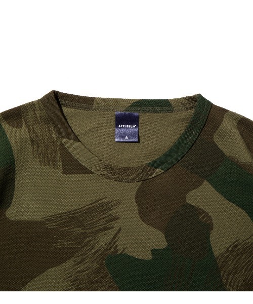 APPLEBUM（アップルバム）の「"鹿の子" Camo L/S T-shirt（Tシャツ/カットソー・メンズ・グリーン系カモフラージュ・MEDIUM/LARGE/X-LARGE）」の7枚目の写真