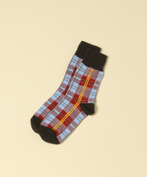 KEITA MARUYAMA（ケイタマルヤマ）の「【KEITA MARUYAMA】アソート柄ソックス（ソックス/靴下・レディース・ネイビー/サックスブルー/イエロー/オレンジ・MEDIUM/LARGE）」の3枚目の写真