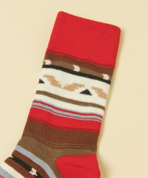 KEITA MARUYAMA（ケイタマルヤマ）の「【KEITA MARUYAMA】アソート柄ソックス（ソックス/靴下・レディース・ネイビー/サックスブルー/イエロー/オレンジ・MEDIUM/LARGE）」の9枚目の写真