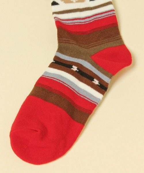 KEITA MARUYAMA（ケイタマルヤマ）の「【KEITA MARUYAMA】アソート柄ソックス（ソックス/靴下・レディース・ネイビー/サックスブルー/イエロー/オレンジ・MEDIUM/LARGE）」の16枚目の写真