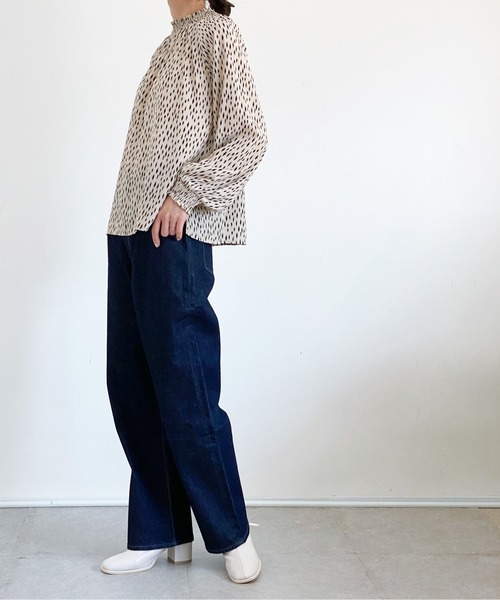 ottilie（オティーリエ）の「レオパードシャーリングBL（シャツ/ブラウス・レディース・カーキ/ブラック/ベージュ・FREE）」の13枚目の写真