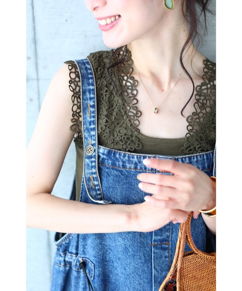 セール ブランド古着 French Pave ノースリーブトップス タンクトップ Cawaii カワイイ のファッション通販 Zozoused